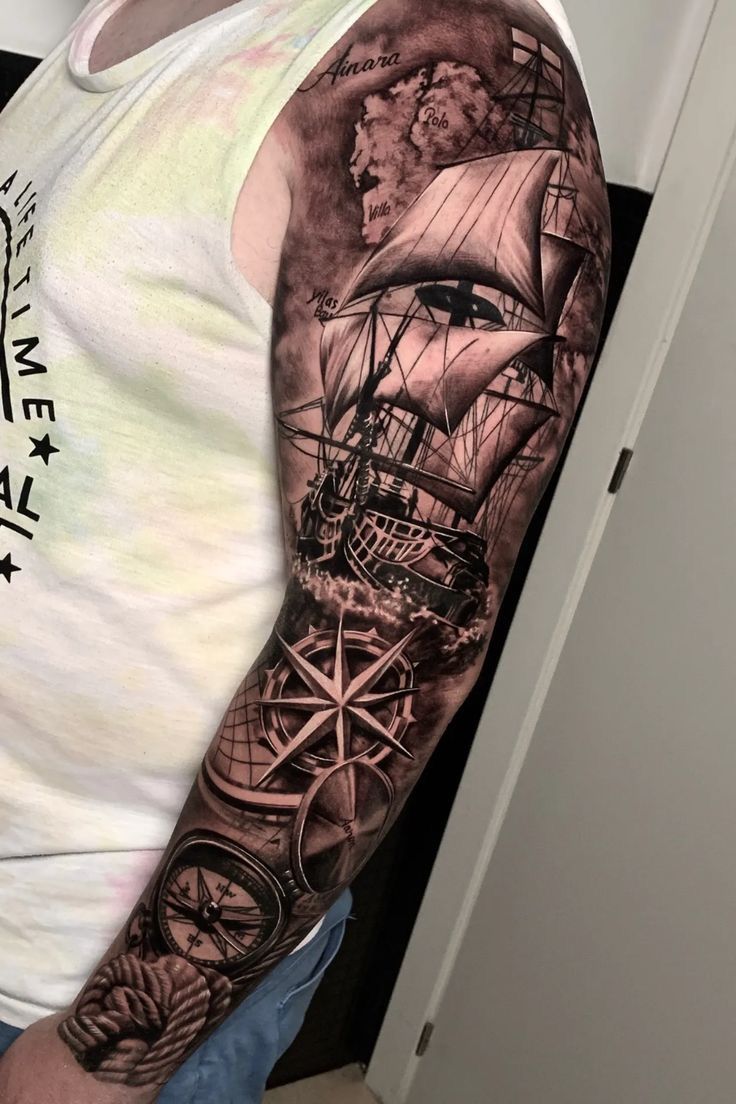 Realistic Black & Grey Tattoo 1