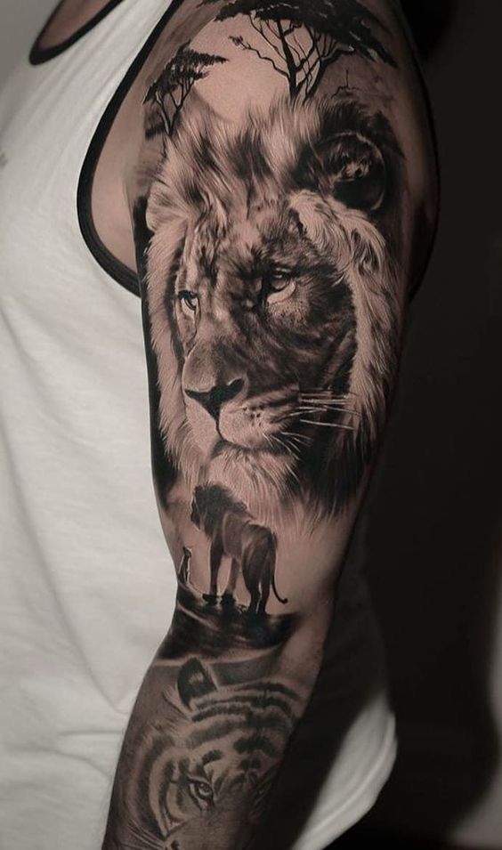 Realistic Black & Grey Tattoo 2