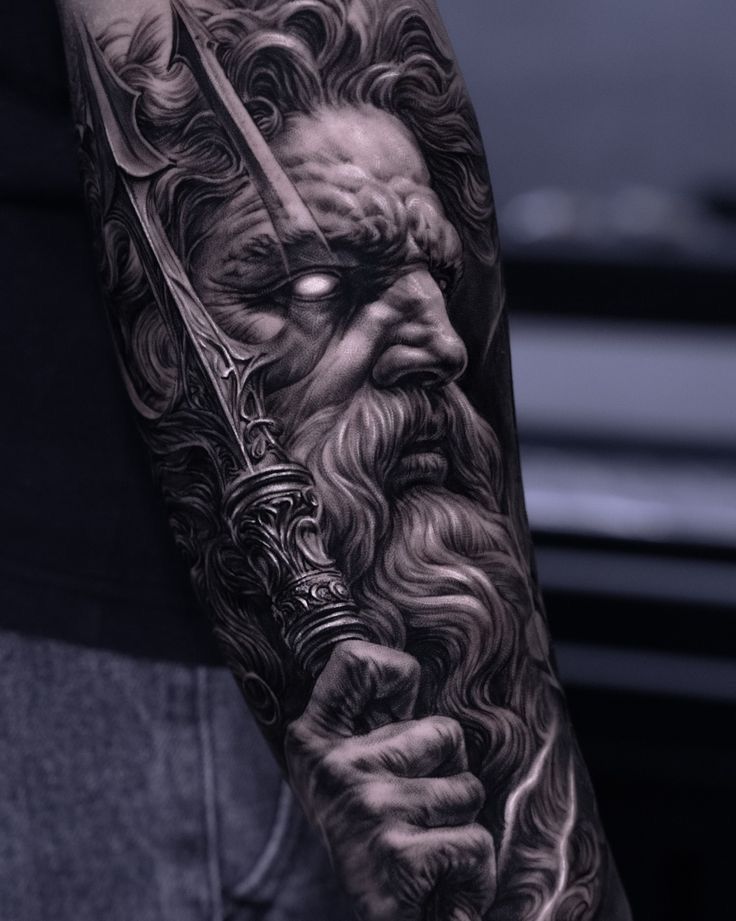 Realistic Black & Grey Tattoo 5