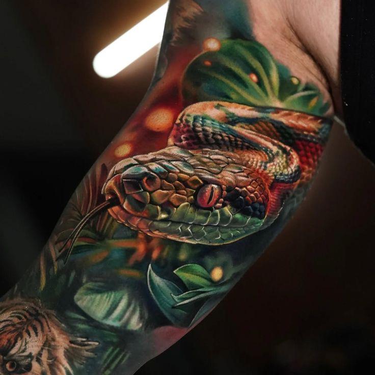 Realistic Colour Tattoo 6